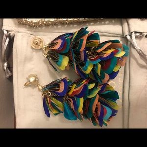 Kendra Scott feather earrings